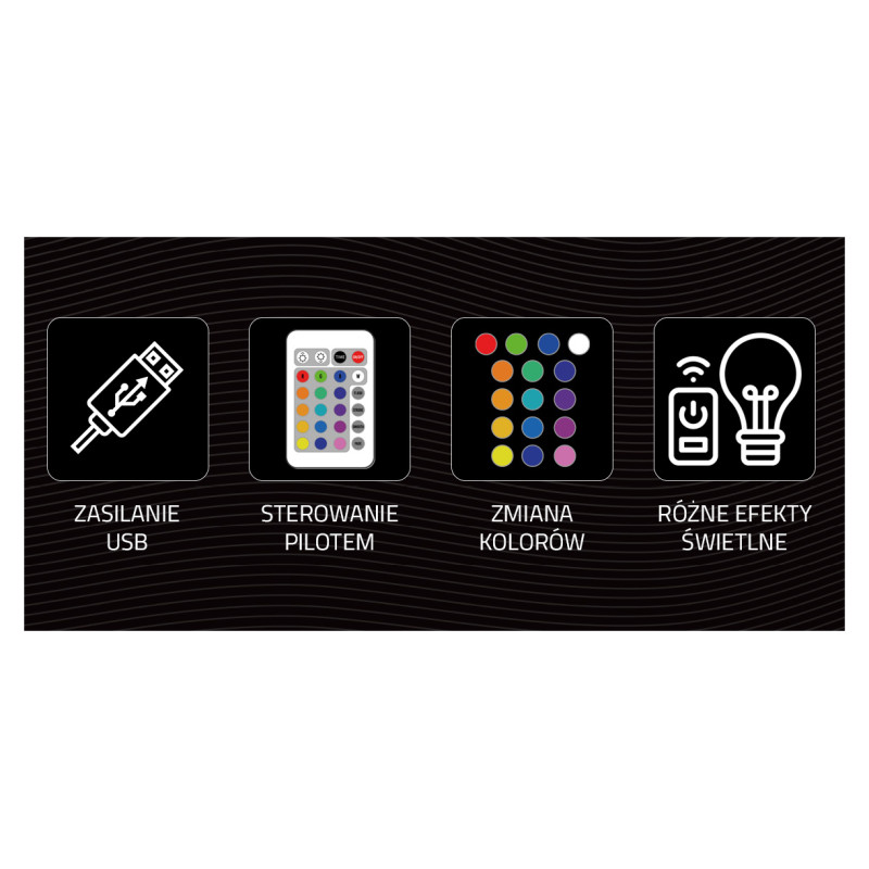 Manta MASNL132RGB  Style Neon Lights GAMER ZONE