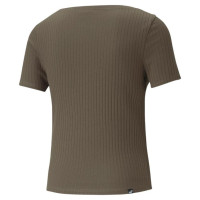Puma T-shirt Puma Her Ribbed Slim Tee Grape Leaf W 531917 44 (S)