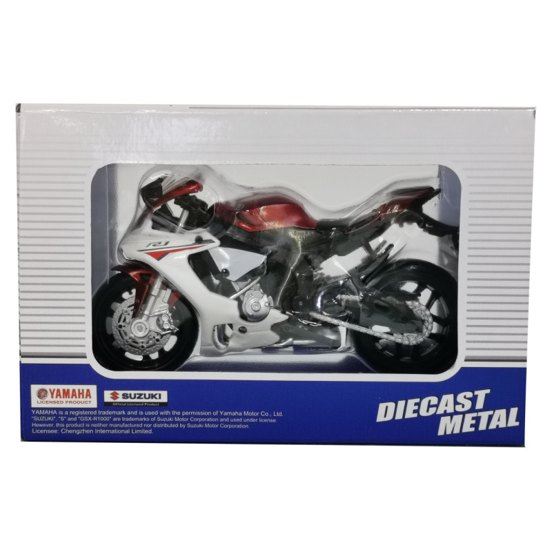 MSZ Miniatūrais modelis - YAMAHA YZF-R1, mērogs 1:18