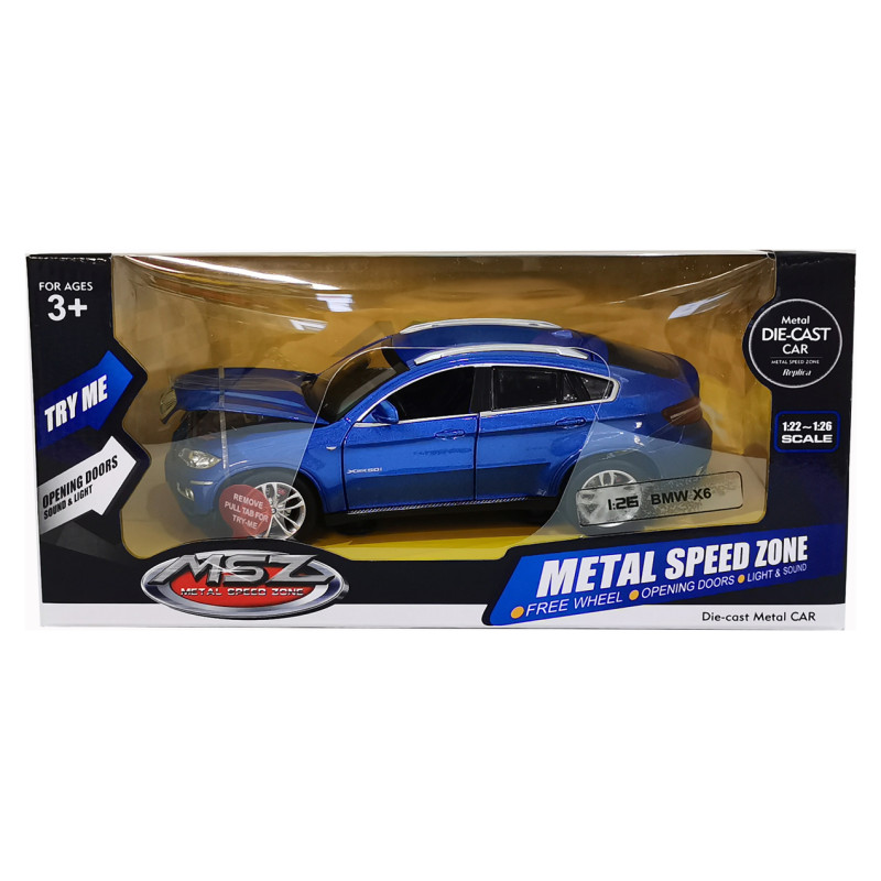 MSZ Miniatūrais modelis - BMW X6, mērogs 1:26
