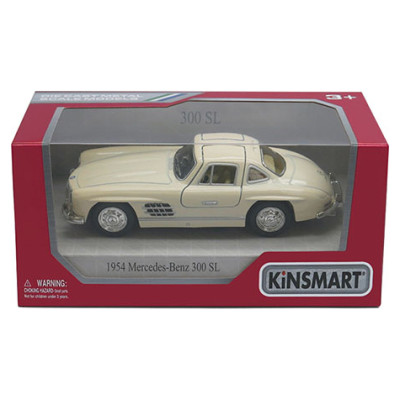 Kinsmart Die-Cast modelis 1954 Mercedes-Benz 300SL, izmērs 1:38