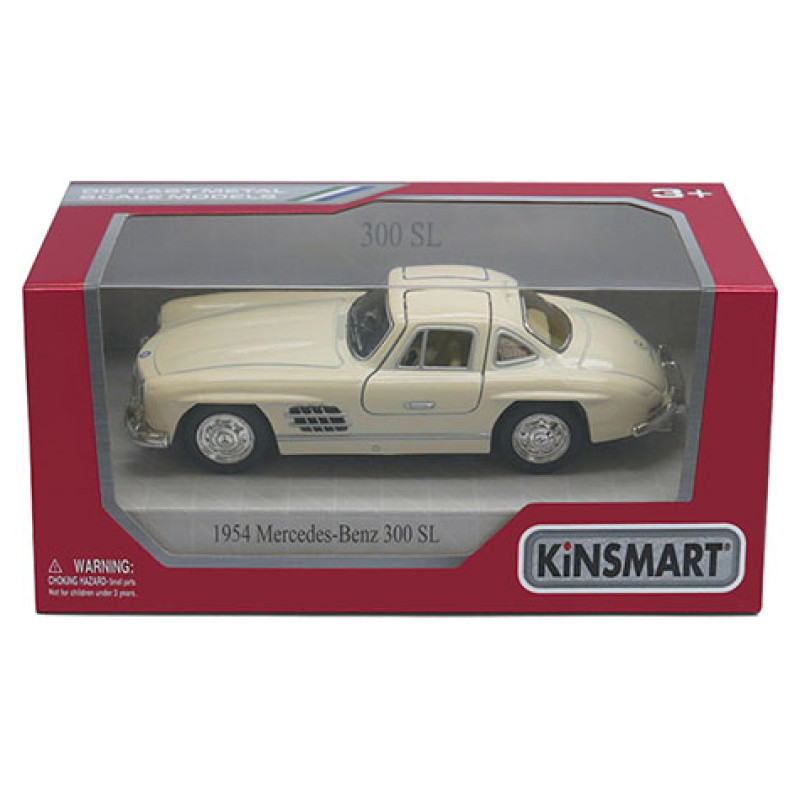 Kinsmart Die-Cast modelis 1954 Mercedes-Benz 300SL, izmērs 1:38