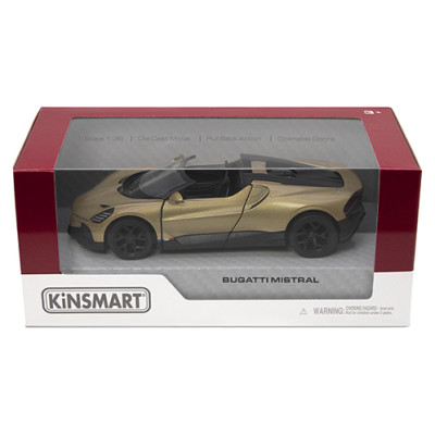 Kinsmart Die-Cast modelis Bugatti Mistral, izmērs 1:36