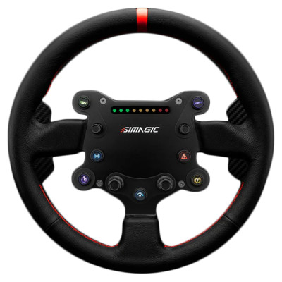 Simagic GT Sport Steering Wheel 300 mm, QR50, Shifters, leather, S201