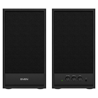 Sven Multimedia - Speaker SVEN SPS-702 (Stereo, 40W, 40Hz-22Hz, Black Leather)