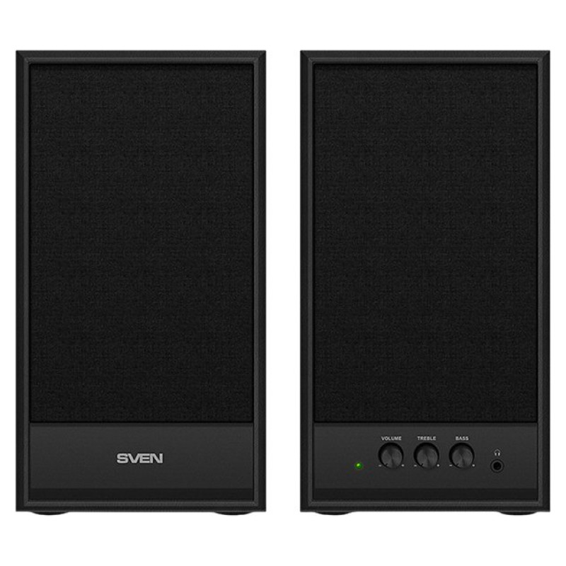 Sven Multimedia - Speaker SVEN SPS-702 (Stereo, 40W, 40Hz-22Hz, Black Leather)