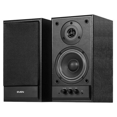 Sven Multimedia - Speaker SVEN SPS-702 (Stereo, 40W, 40Hz-22Hz, Black Leather)