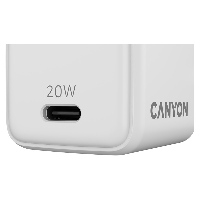 Canyon charger CU20C GaN 20W 1xPD EU White