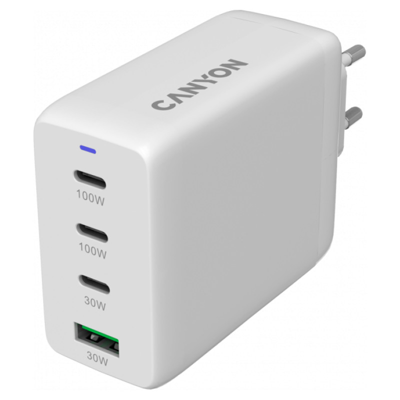Canyon charger CU100ACC GaN 100W 3xPD 1xQC EU White