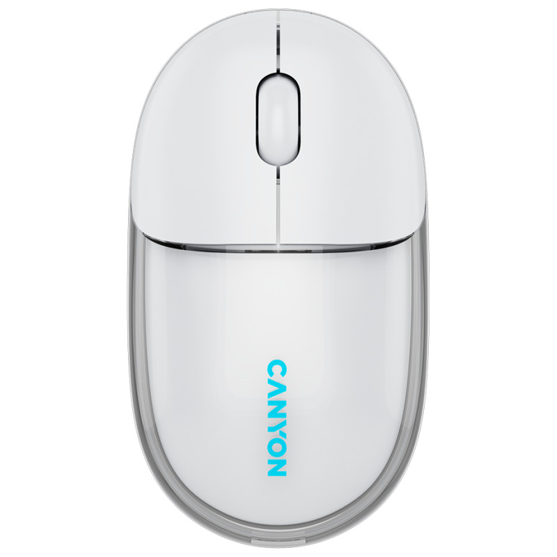 Canyon mouse OnClick 24 BT/ Wireless Transparent/White