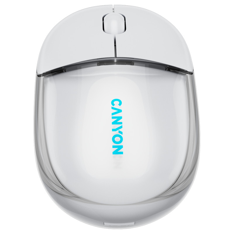 Canyon mouse OnClick 24 BT/ Wireless Transparent/White
