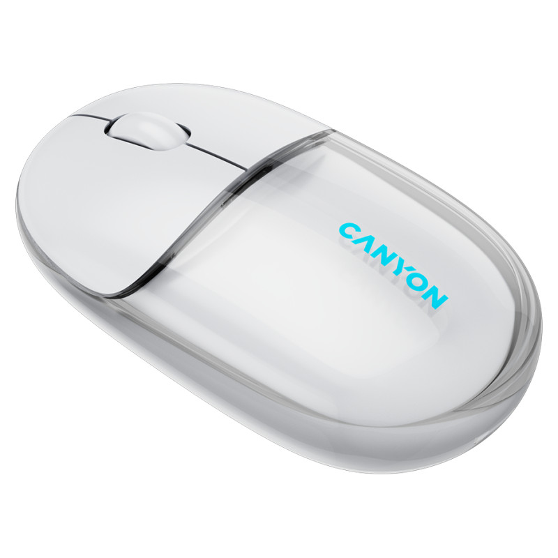 Canyon mouse OnClick 24 BT/ Wireless Transparent/White