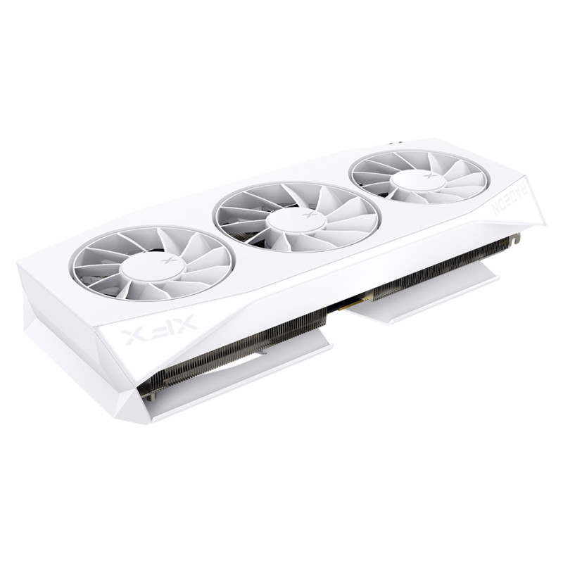 XFX Mercury AMD Radeon RX 9060XT OC White Gaming Edition with 16GB GDDR6 HDMI 2xDP, AMD RDNA 4