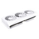 XFX Mercury AMD Radeon RX 9060XT OC White Gaming Edition with 16GB GDDR6 HDMI 2xDP, AMD RDNA 4