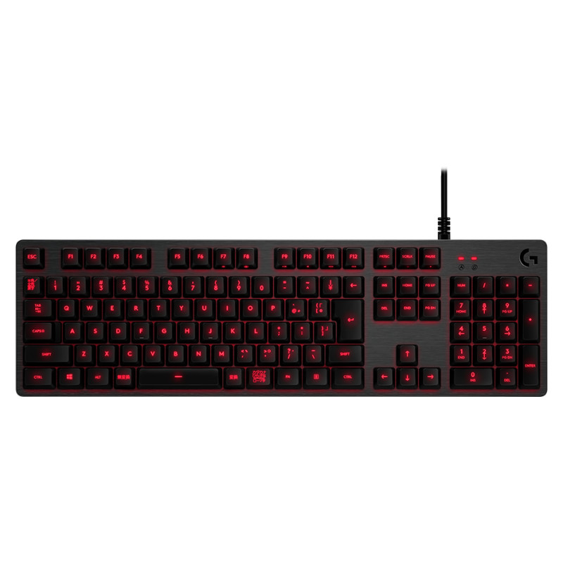 Logitech G413 SE Corded Mechanical Gaming Keyboard - BLACK - NORDIC - USB - TACTILE