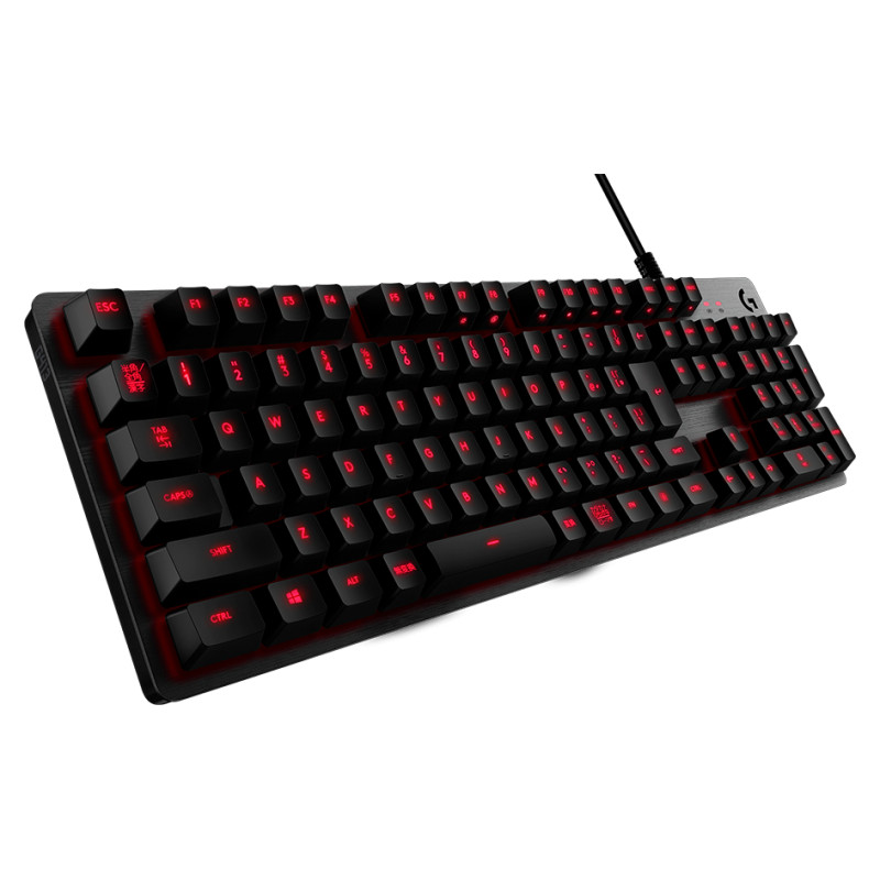 Logitech G413 SE Corded Mechanical Gaming Keyboard - BLACK - NORDIC - USB - TACTILE