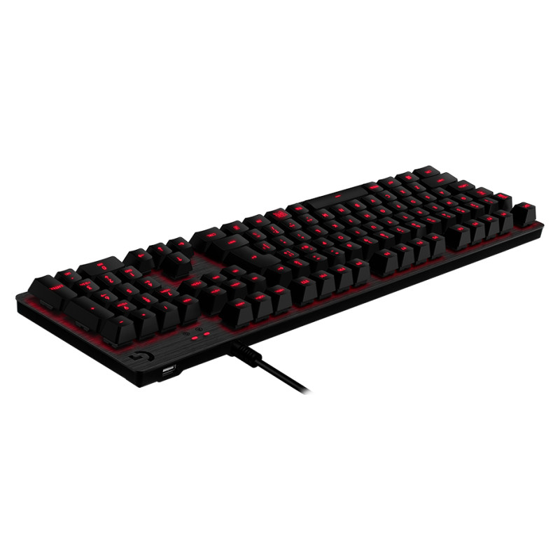 Logitech G413 SE Corded Mechanical Gaming Keyboard - BLACK - NORDIC - USB - TACTILE