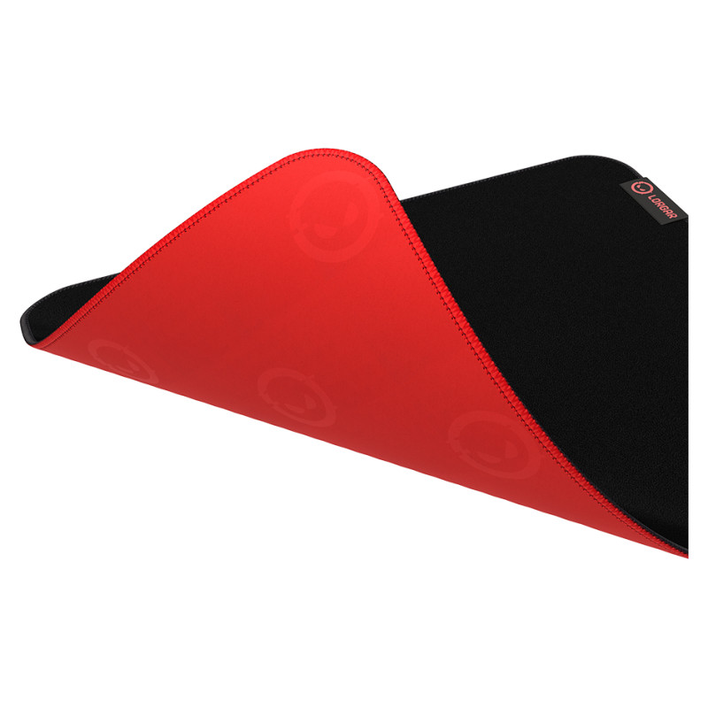 Lorgar Main 323, Gaming mouse pad, Precise control surface, Red anti-slip rubber base, size: 360mm x 300mm x 3mm, weight 0.21kg