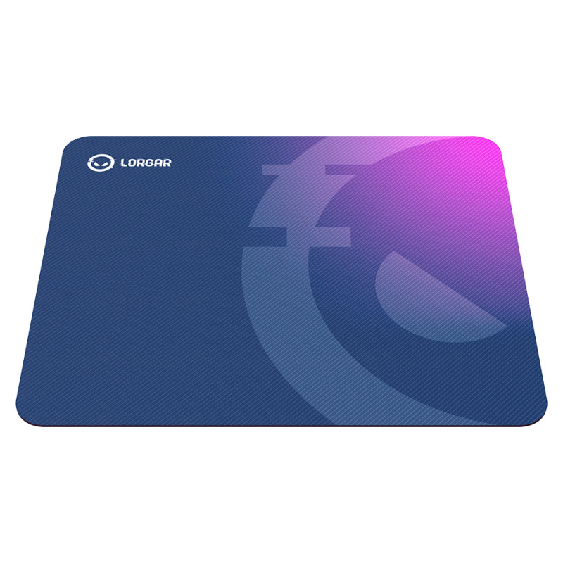 Lorgar Main 135, Gaming mouse pad, High-speed surface, Purple anti-slip rubber base, size: 500mm x 420mm x 3mm, weight 0.41kg