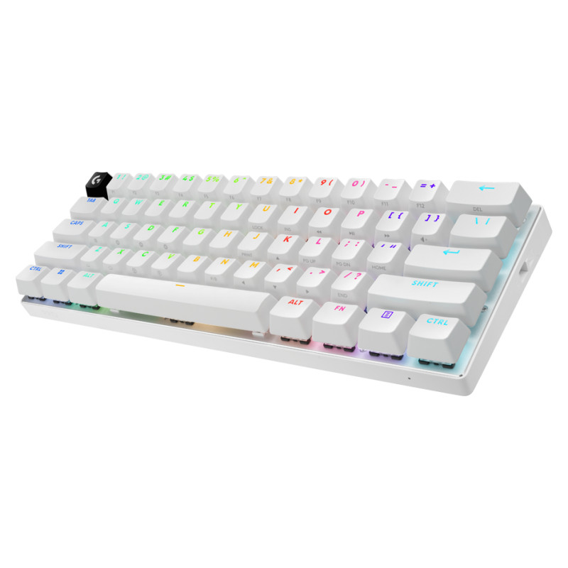 Logitech G PRO X 60 LIGHTSPEED Wireless Gaming Keyboard (Tactile) - WHITE - US INT'L - 2.4GHZ/BT - EMEA28-935 - TACTILE SWITCH