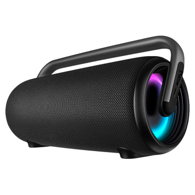 Sven Portable speaker SVEN PS-395, black, power output 80W (RMS), TWS, Bluetooth, RGB backlight, Waterproof (IPx5), USB, Battery life &ndash; up to 20 hours