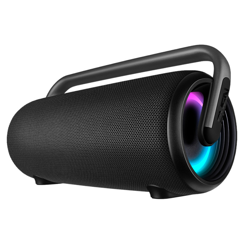 Sven Portable speaker SVEN PS-395, black, power output 80W (RMS), TWS, Bluetooth, RGB backlight, Waterproof (IPx5), USB, Battery life &ndash; up to 20 hours