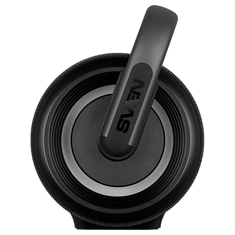 Sven Portable speaker SVEN PS-395, black, power output 80W (RMS), TWS, Bluetooth, RGB backlight, Waterproof (IPx5), USB, Battery life &ndash; up to 20 hours