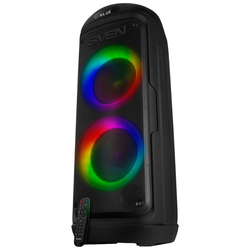 Sven Speaker SVEN PS-770, black (100W, TWS, Bluetooth, FM, USB, microSD, LED-display, 4400mA*h)