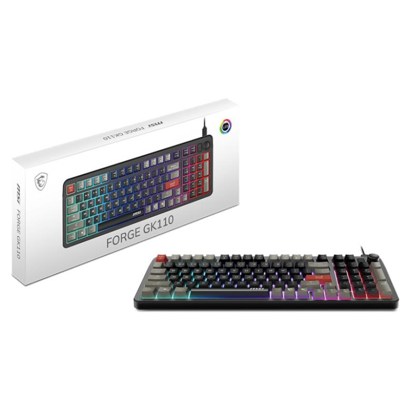 MSI KEYBOARD GAMING BLACK US/FORGE GK110 US MSI