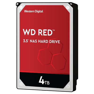 Western Digital HDD|WESTERN DIGITAL|Red|4TB|SATA 3.0|256 MB|5400 rpm|3,5"|WD40EFAX