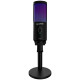 Lorgar SMP40, RGB Microphone with external mute button and metal stand, Black