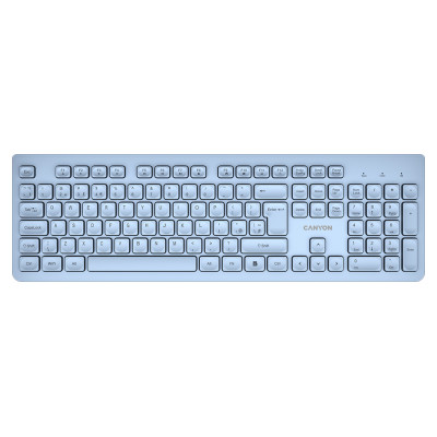 Canyon keyboard HKB-W01 UK/US AAA Wireless Blue