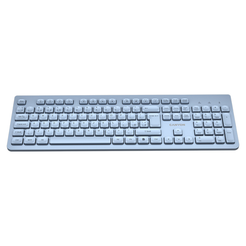 Canyon keyboard HKB-W01 UK/US AAA Wireless Blue