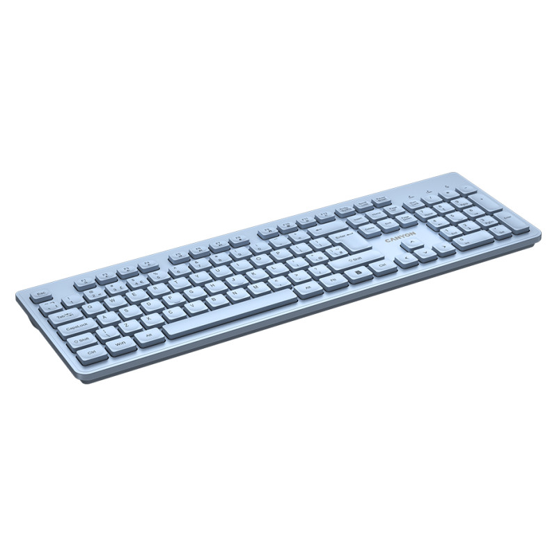 Canyon keyboard HKB-W01 UK/US AAA Wireless Blue