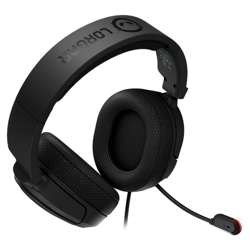 Lorgar Kaya 460, USB Gaming headset with microphone, CM108B, RGB backlight, Plug&Play, USB-A connection cable 2m, fabric ear pads, size: 192*184.7*88mm, 0.329kg, black