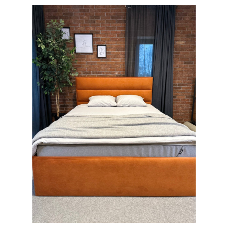 Emis Sleeping Gulta "Charlotte" 140x200 / Brūna / Ar veļas kasti