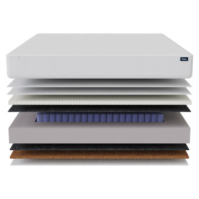 Emis Matracis "Golden Hour" 200x200x20 / Vidējs / Emis Denim Mosaic