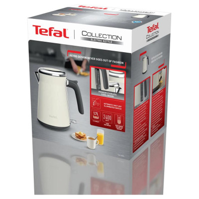 Tefal tējkanna 1.7 l, bē&scaron;a - KI666AE0
