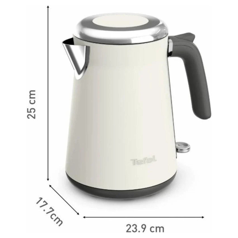 Tefal tējkanna 1.7 l, bē&scaron;a - KI666AE0