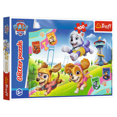 Trefl PAW PATROL Mirdzo&scaron;a Puzle, 100 gab.