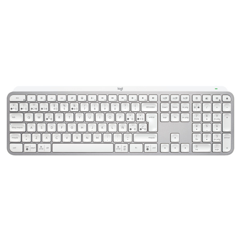 Logitech MX Keys S Bluetooth Illuminated Keyboard - PALE GREY - US INT'L