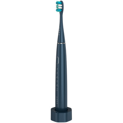 Aeno Wireless Tooth Brush, Navy Blue, 3 Brush Heads, 1400mAh, Function: Soft, Clean, Massage, White, Sweep
