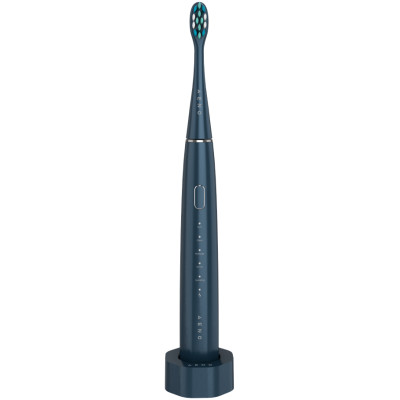 Aeno Wireless Tooth Brush, Navy Blue, 3 Brush Heads, 1400mAh, Function: Soft, Clean, Massage, White, Sweep