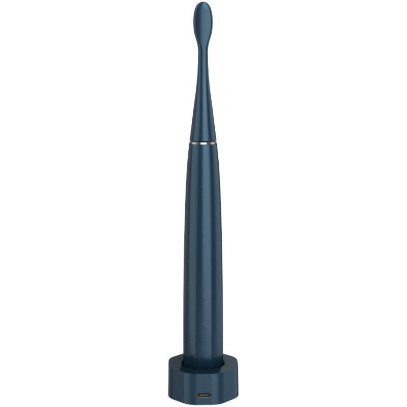 Aeno Wireless Tooth Brush, Navy Blue, 3 Brush Heads, 1400mAh, Function: Soft, Clean, Massage, White, Sweep