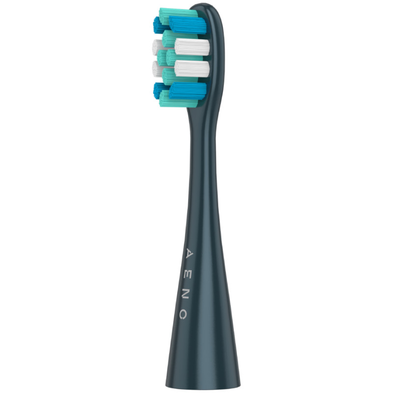 Aeno Wireless Tooth Brush, Navy Blue, 3 Brush Heads, 1400mAh, Function: Soft, Clean, Massage, White, Sweep