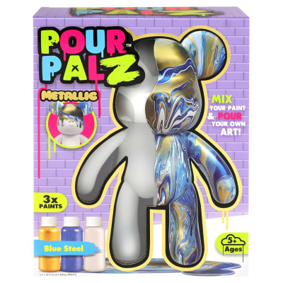 Pour Palz DIY krāsojamais lācis &ndash; Zilas mirdzums