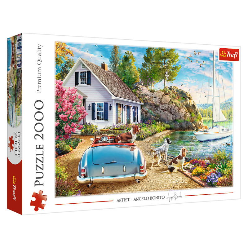 Trefl Puzle Ezera māja, 2000 gab.