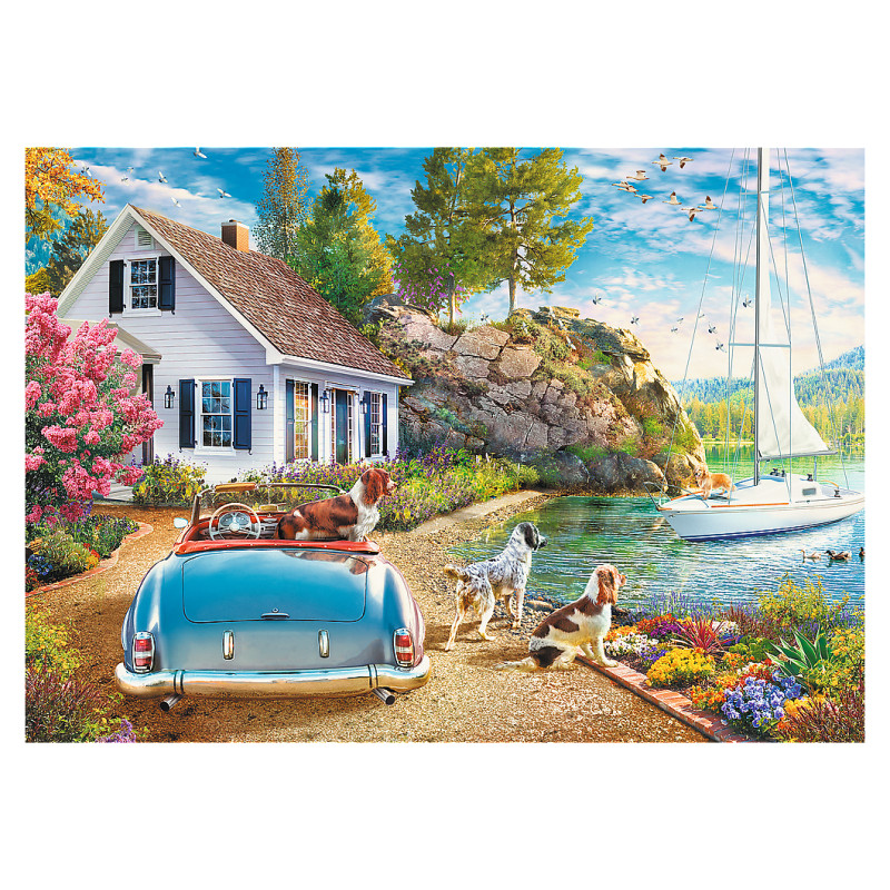 Trefl Puzle Ezera māja, 2000 gab.