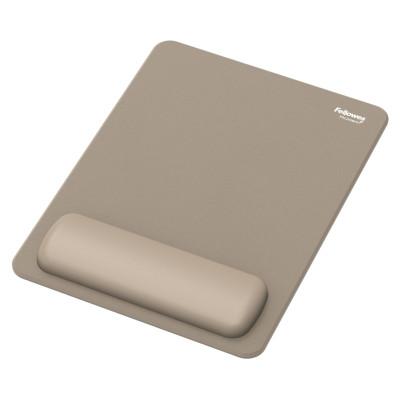 Fellowes MOUSE PAD WRIST REST XL/SAND 100142564 FELLOWES