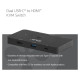 Club3D VIDEO SWITCH KVM USB-C TO HDMI/DUAL CSV-2512 CLUB3D